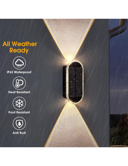 Luces Solares de Cerca LIANGLOME 8PK IP65 3 Modos 3000K-6000K