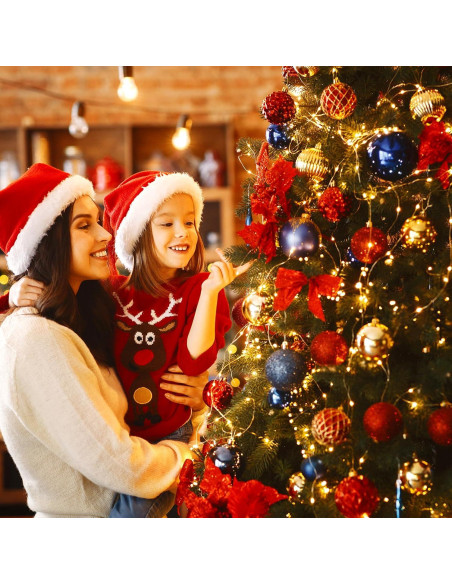 Paquete de 2 luces de cadena LED solares Selarlyt 200 luces