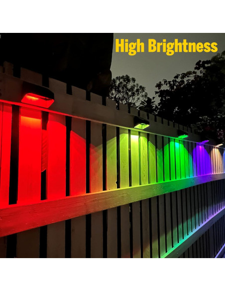 Luces Solares de Cerca FLITI 12 Pzas RGB y Blanco Cálido
