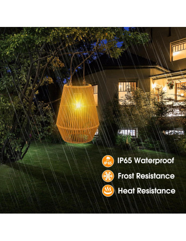 Linternas Solares KagoLing para Exterior 2 Paquete IP65