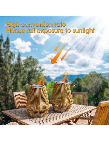 Linternas Solares KagoLing para Exterior 2 Paquete IP65