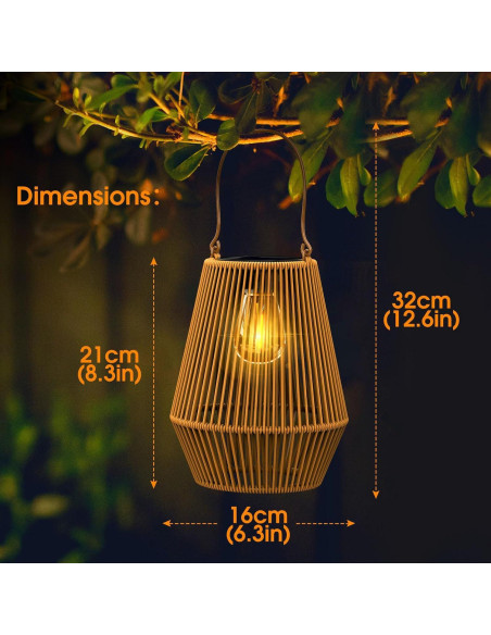 Linternas Solares KagoLing para Exterior 2 Paquete IP65