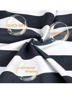 Juego de 2 Toallas de Playa Microfibra LxjNkers 160x80cm y 80x40cm 2