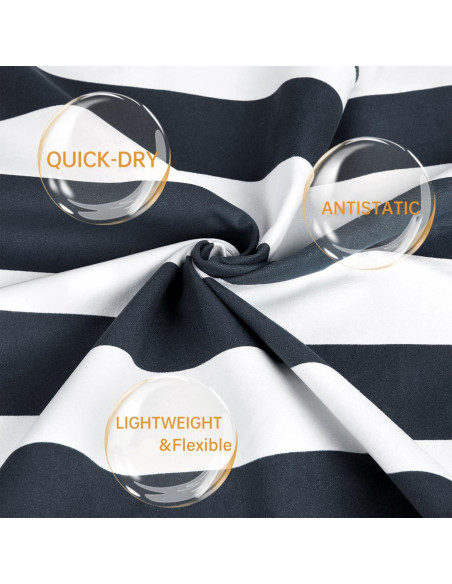 Juego de 2 Toallas de Playa Microfibra LxjNkers 160x80cm y 80x40cm