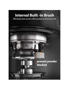 Molino de Granos de Café Aromaster 48 Configuraciones Acero Inoxidable 2