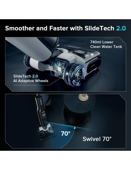 Aspiradora Húmeda y Seca Roborock F25 ACE Combo Inalámbrica