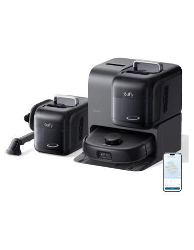 Robot Aspiradora eufy E28 con Sistema HydroJet y Mopa Rodante