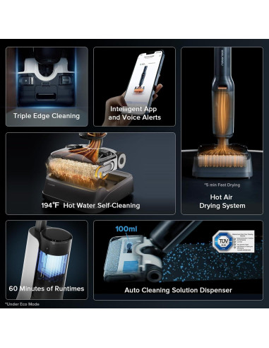 Aspiradora Húmeda y Seca Roborock F25 ACE Combo Inalámbrica