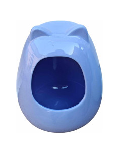 Baño Cerámico Grande para Chinchillas Azul Lavanda 1.22 kg