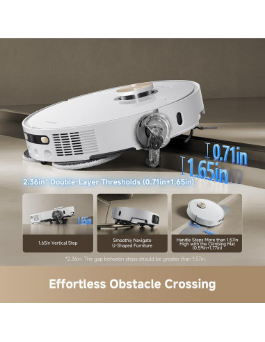 Aspiradora Robótica DREAME L50 Ultra Blanca 19500Pa Auto-Vaciado