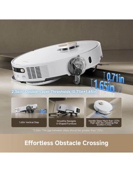 Aspiradora Robótica DREAME L50 Ultra Blanca 19500Pa Auto-Vaciado