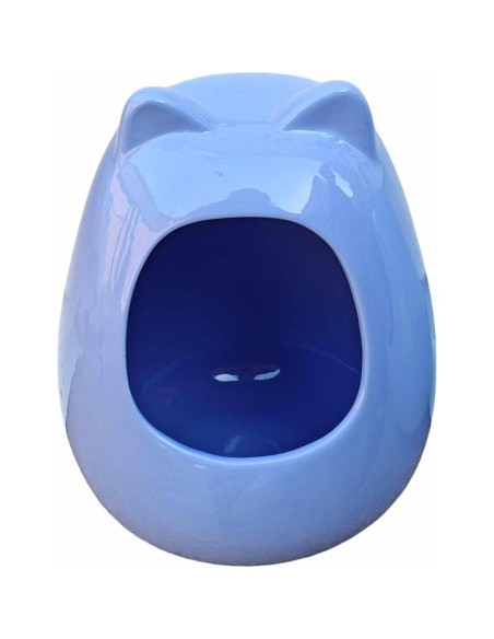 Baño Cerámico Grande para Chinchillas Azul Lavanda 1.22 kg