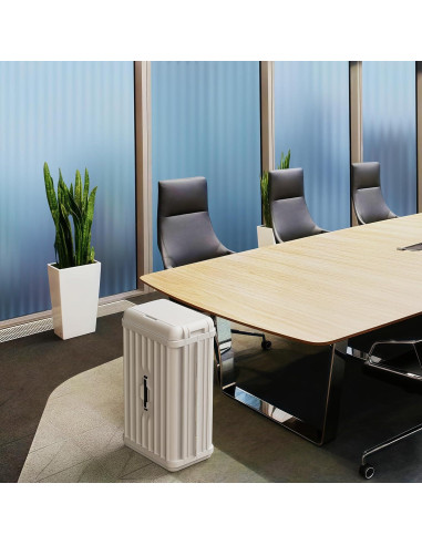 Cubo de Basura Automático ELPHECO 50L Blanco con Sensor