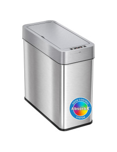 Bote de Basura Automático iTouchless 15L con Sensor y Filtro de Olores