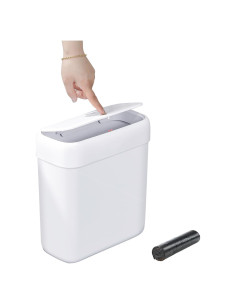 Basurero Pequeño Funest 10L con Tapa Presionada para Baño y Cocina