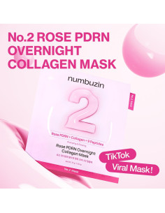 Mascarilla Facial Nocturna Numbuzin No.2 Colágeno PDRN 37g 2