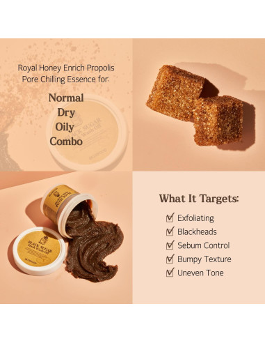 Exfoliante Mascarilla Azúcar Negra Skinfood 100g Piel Suave