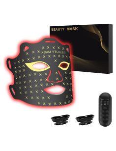 Máscara de Luz Roja LED Oritham con Control Remoto 7+1 Colores