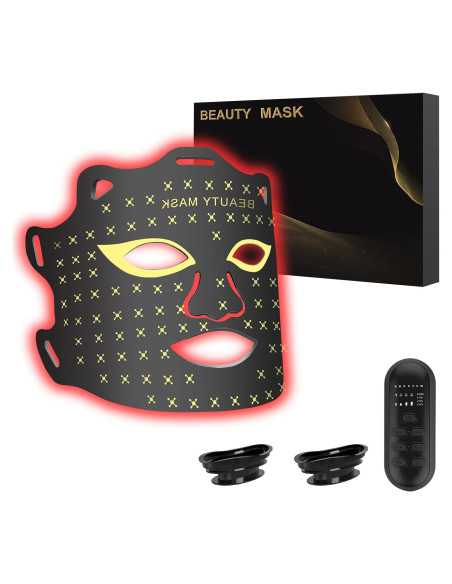 Máscara de Luz Roja LED Oritham con Control Remoto 7+1 Colores