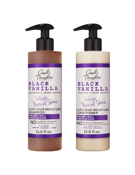 Juego de Champú y Acondicionador Carol's Daughter Black Vanilla 2 Piezas