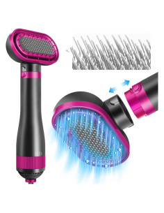 Secador de Pelo para Mascotas Yanthy 2 en 1 con Cepillo Slicker