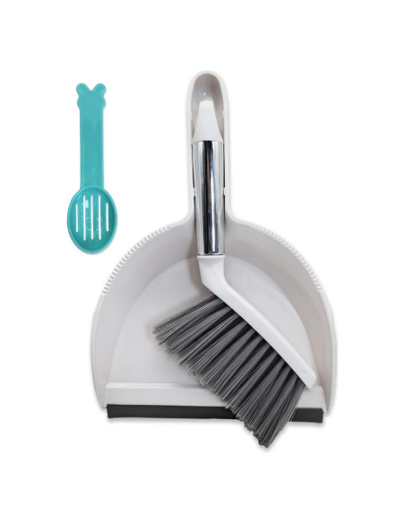 Juego de Escoba y Recogedor PINVNBY para Mascotas Pequeñas