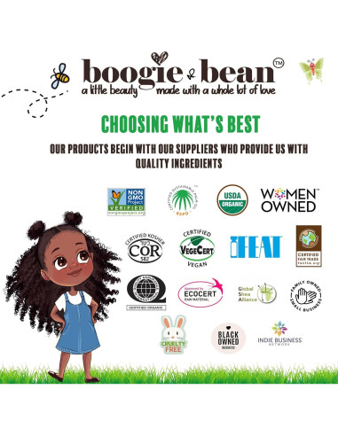 Aceite Natural para Crecimiento Cabello Niños Boogie and Bean 132g