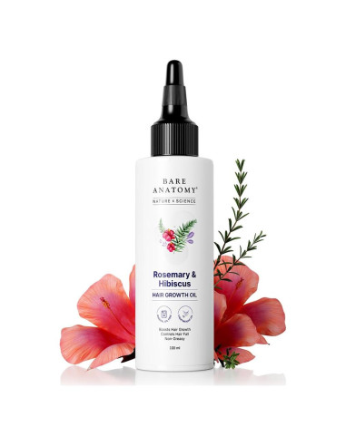 Aceite Crecimiento Capilar Bare Anatomy 100ml Romero Hibisco