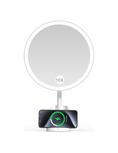 Espejo de Maquillaje Iluminado Yls 33 cm 1x/10x Carga Qi