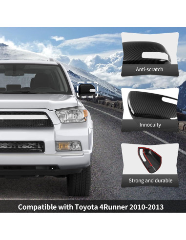 Cubiertas de Espejo Retrovisor CheroCar para Toyota 4Runner 2010-2025