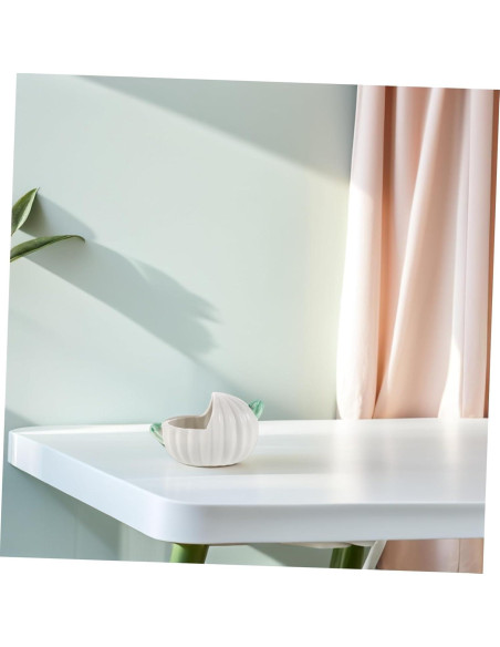 Bañera de Cerámica para Hámster Cactus 12x8.5cm Blanca