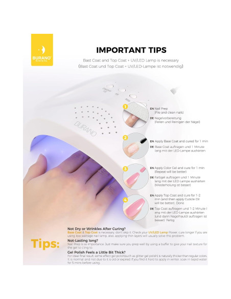 Esmalte de Uñas en Gel BURANO 15ml Rosa 702 Neon Removible