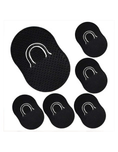 Set de 6 Cepillos de Palma Vandorla para Cabello Corto Hombre