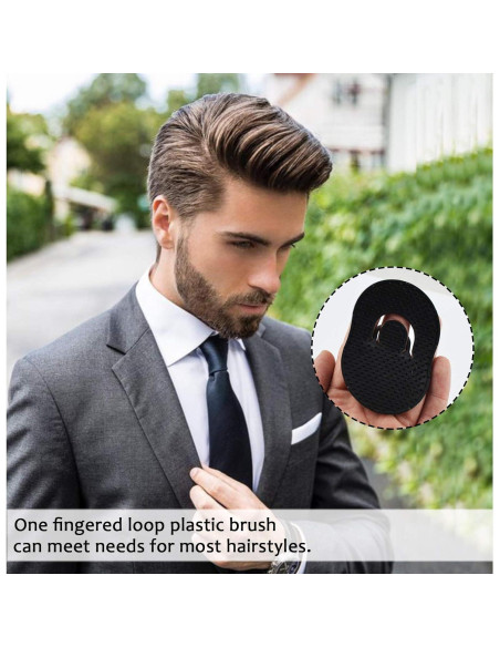 Set de 6 Cepillos de Palma Vandorla para Cabello Corto Hombre