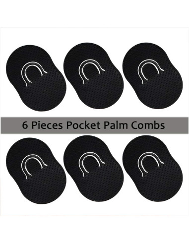 Set de 6 Cepillos de Palma Vandorla para Cabello Corto Hombre