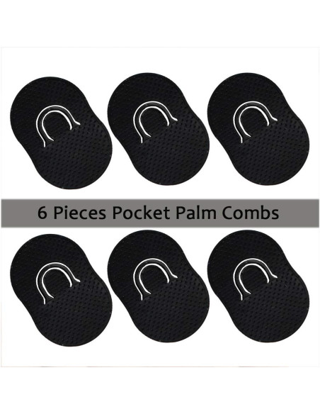 Set de 6 Cepillos de Palma Vandorla para Cabello Corto Hombre