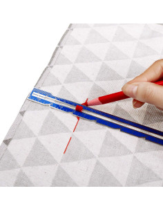 Juego de 3 Medidores de Costura de Metal Frienda 15 y 18 cm 2