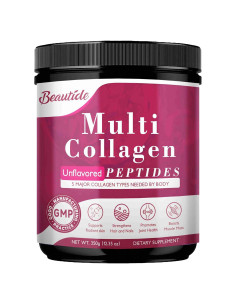 Polvo de Colágeno Hidrolizado Beautide 350g - Sin Sabor, Keto