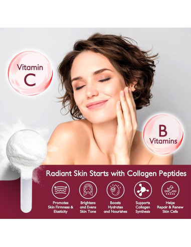 Polvo de Colágeno Hidrolizado Beautide 350g - Sin Sabor, Keto