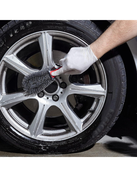 Cepillo para Llantas Sonax 417900 | Limpieza Eficaz y Ergonomía