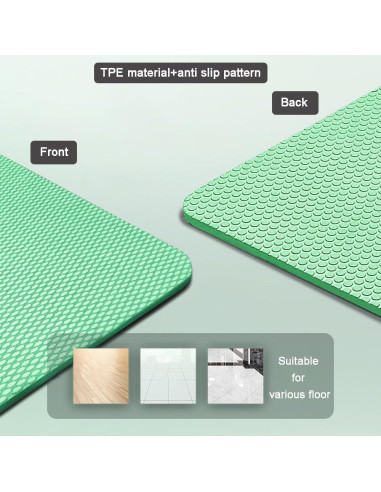 Esterilla de Yoga Plegable JUST DO TPE Antideslizante 183x61x0.6cm