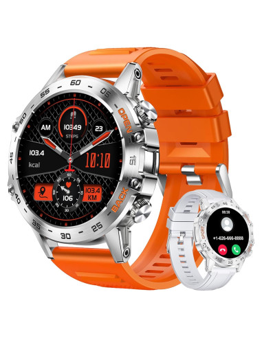 Reloj Inteligente Militar SUNKTA BW1846D Naranja 5ATM 100 Modos