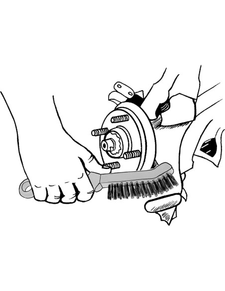 Cepillo de Caliper de Freno Lisle 13410 - Acero Reutilizable