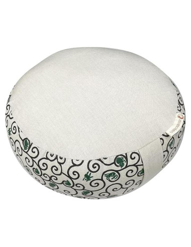 Cojín Zafu para Meditación Zen Dungaree Beige 28 cm