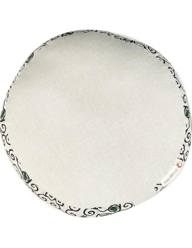 Cojín Zafu para Meditación Zen Dungaree Beige 28 cm