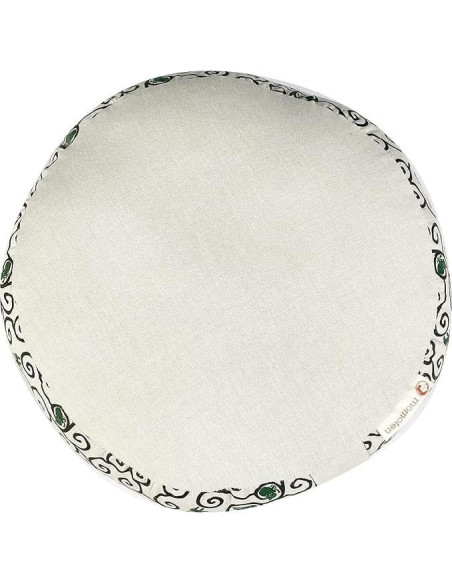 Cojín Zafu para Meditación Zen Dungaree Beige 28 cm