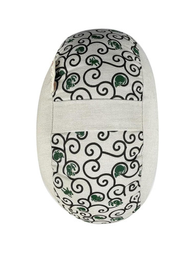 Cojín Zafu para Meditación Zen Dungaree Beige 28 cm