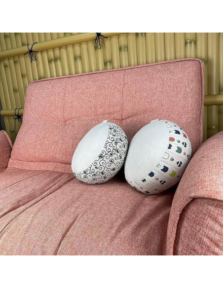 Cojín Zafu para Meditación Zen Dungaree Beige 28 cm