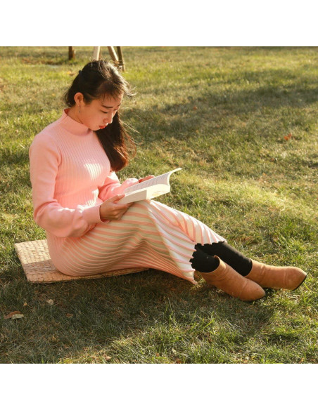 Cojín de Tatami Japonés HUAWELL 50x50 cm Beige Suave