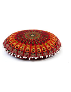 Funda de Almohada Redonda CRAFT KALA 80 cm Bohemia Algodón